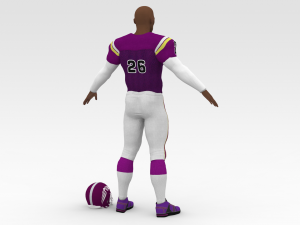 american football player v7 3Dモデル
