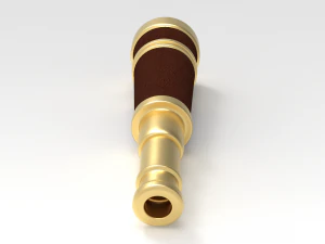 telesc&oacute;pio Modelo 3D