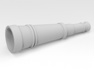 telescope 3D Model