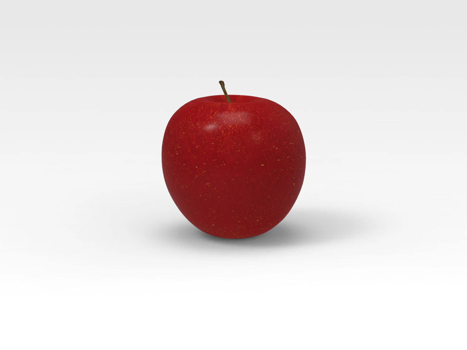 apple 3D Model .c4d .max .obj .3ds .fbx .stl .blend