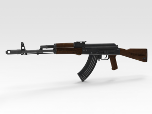 assault rifle 3D Модель