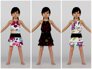 baby girl Modelo 3D