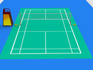 badminton court 3D Model