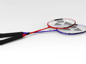 badminton raquet 3D Model