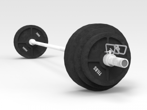 barbell Modelo 3D