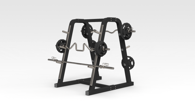 barbellstand Modelo 3D .c4d .max .obj .3ds .fbx .stl .blend 