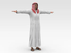 Arab Male 3D Model
