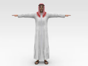 Arab Male 3D Model