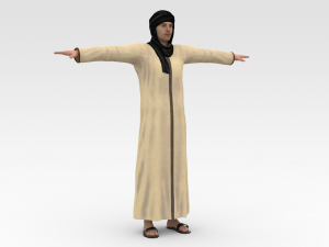 Arab Male 3D Модель