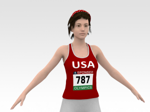 Athlete Runner Modelo 3D