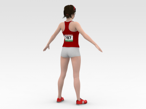 Athlete Runner Modelo 3D