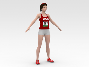 Athlete Runner Modelo 3D