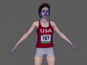 Athlete Runner Modelo 3D