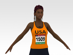 Athlete Runner 3Dモデル