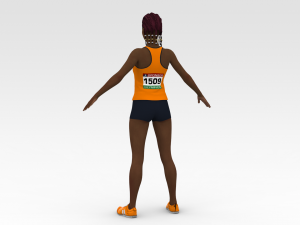 Athlete Runner 3Dモデル