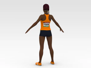 corredor atleta Modelo 3D