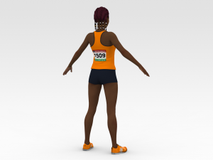 Athlete Runner 3Dモデル