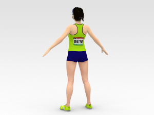 Athlete Runner Model 3D