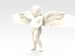 Baby Angel 3D Baskı Modeli