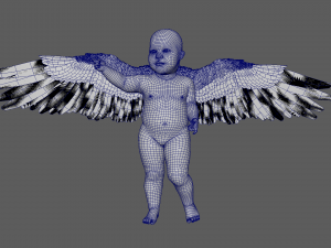 Baby Angel 3D Baskı Modeli