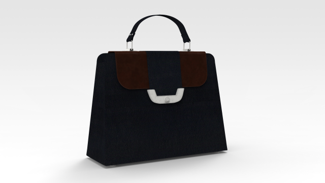 Leather Bag Modello 3D .c4d .max .obj .3ds .fbx .stl .blend 