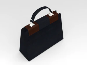 Leather Bag 3D Model