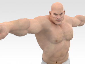 Bodybuilder Model 3D