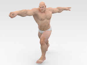 Bodybuilder Model 3D