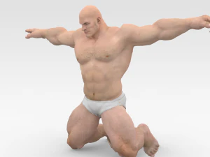Fisiculturista Modelo 3D