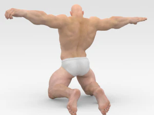 Fisiculturista Modelo 3D