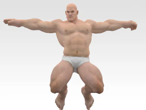 Fisiculturista Modelo 3D