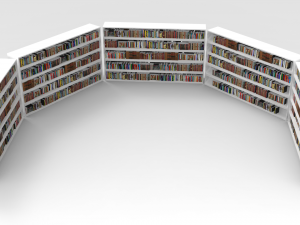 Book Rack Model 3D