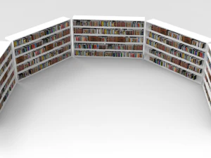 Book Rack 3D Model