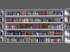 Book Rack 3D Model