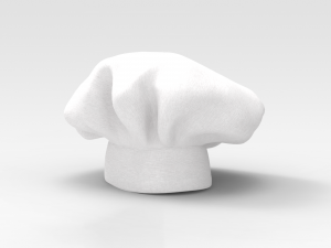Chef Hat 3D Model