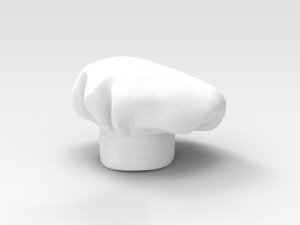 Chef Hat 3D Model