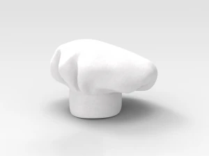 Chef Hat 3D Model