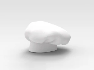 Chef Hat 3D Model