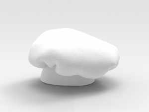 Chef Hat 3D Model