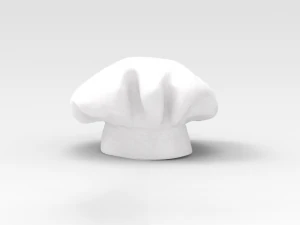 Chef Hat 3D Model