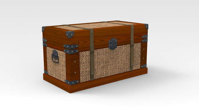 Chest 3D Модель .c4d .max .obj .3ds .fbx .stl .blend 