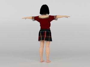Chienese Girl 3Dモデル