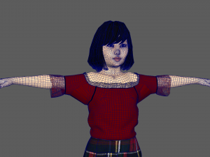Chienese Girl 3Dモデル