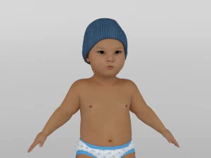 Crian&ccedil;a pequena Modelo 3D