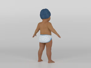 Crian&ccedil;a pequena Modelo 3D