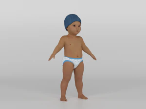 Crian&ccedil;a pequena Modelo 3D