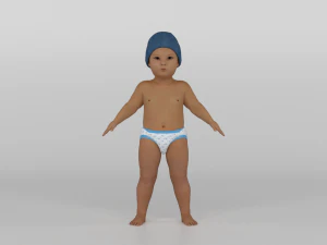 Crian&ccedil;a pequena Modelo 3D