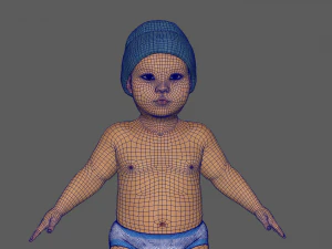 Crian&ccedil;a pequena Modelo 3D