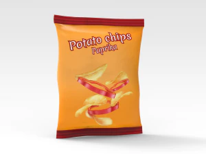 Chips Pack 3D Model