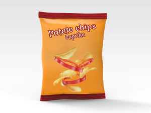 Chips Pack 3D Model